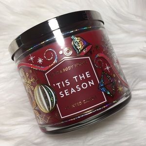 NEW BBW TIS THE SEASOK 3 WICK CANDLE LARGE